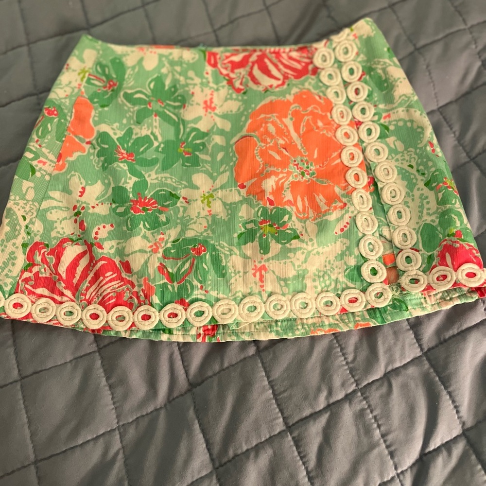 Lilly Pulitzer Lenore Resort Wear Skort Skirt Womens 0
